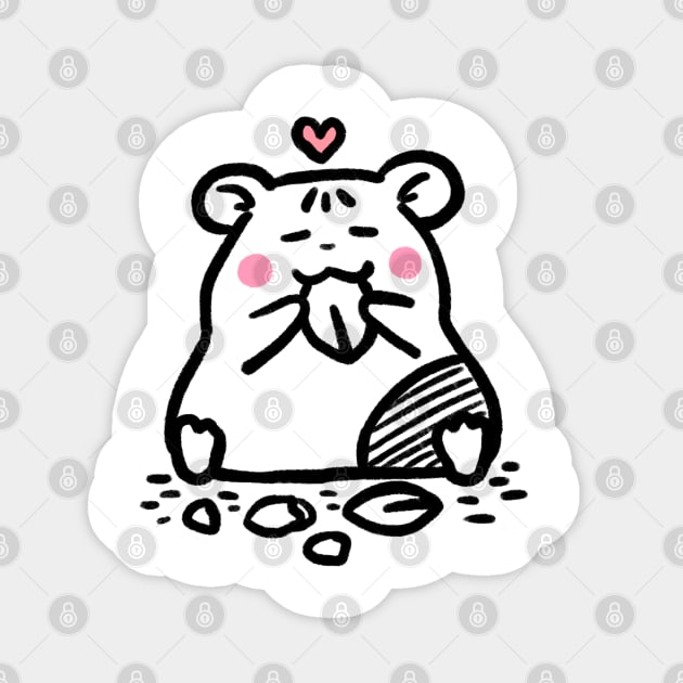 Hamster: Happy ( front ) Sticker by GACHUU